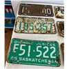 Image 2 : 1960, 1964, 1965, 1966, 1967 Saskatchewan License Plates