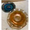 Image 1 : Iris & Herringbone Depression & Carnival Glass Bowls