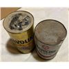 Image 1 : 2 Texaco Havoline Can (one in paper)