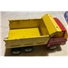 Image 1 : Vintage Tonka Metal Red & Yellow Dump Truck - 13” x 5.5” x 7”