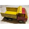 Image 2 : Vintage Tonka Metal Red & Yellow Dump Truck - 13” x 5.5” x 7”