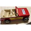 Image 4 : Vintage Tonka Metal Red Jeep Convertible - 12.5” x 5” x 5.5”