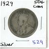 Image 1 : 1929 Canadian Fifty Cent.
