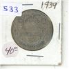 Image 1 : 1939 Canadian Fifty Cent.