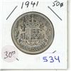 Image 1 : 1941 Canadian Fifty Cent.