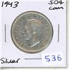 Image 1 : 1943 Canadian Fifty Cent.