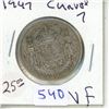 Image 1 : 1947 Canadian Fifty Cent - Curved 7