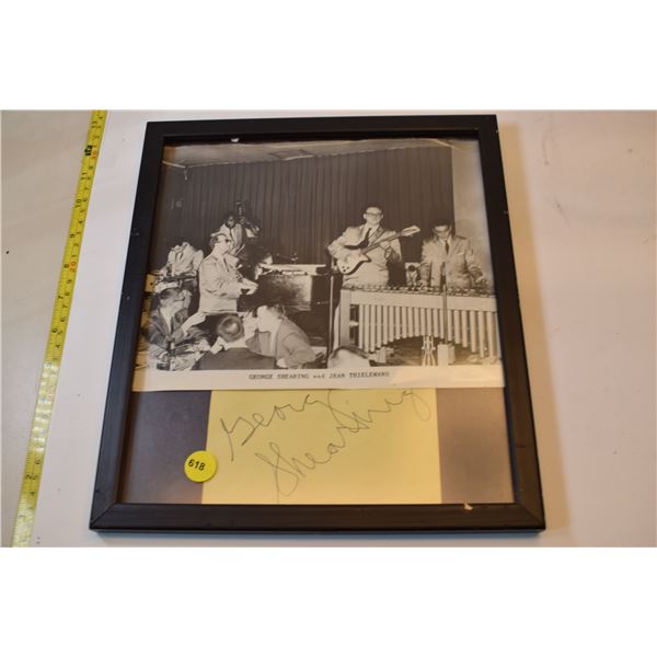 signed george shearing photo
