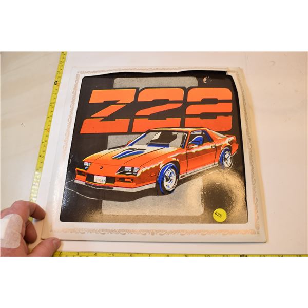 vintage camero sign