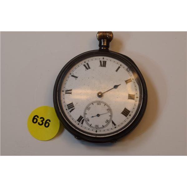 silver pocketwatch- not complete
