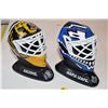 Image 1 : NHL goalie mask collectables x2