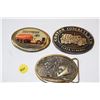 Image 1 : 3 belt buckles