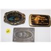 Image 1 : 3 belt buckles