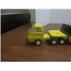 Image 7 : tonka truck with trailer and tonka bulldozer