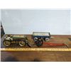 Image 1 : tin caterpillar with blade wagon and winch