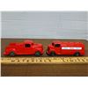 Image 1 : london toys made in canada oil tanker truck and fire truck