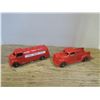 Image 2 : london toys made in canada oil tanker truck and fire truck