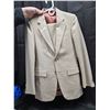 Image 1 : SHARP TAN YOUNG PERSONS, 2 PIECE SUIT. JACKET/34R, PANTS/ 26X30