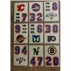 Image 1 : 1985 Topps Hockey Helmet Stickers. Lot of 9 different cards.