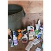 Image 2 : garbage can with assorted chemicals for inside and outside use