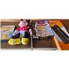 Image 1 : minnie mouse stuffy, microsoft flight simulator deluxee edition, thermometer, 5 in 1 topsy turvy gam