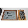 Image 2 : vintage Coca-Cola tray, gees plaque and Inuit decoration
