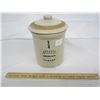 1/4 Gallon Medalta Crock with Lid  No Cracks