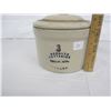 Image 2 : 1/2 Gallon Butter Crock Number 3 Medalta  with Lid Crack in Lid