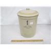 1 Gallon Medalta Crock with Lid No Cracks