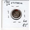 Image 2 : 1901 FIVE CENT VICTORIA