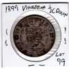 Image 2 : 1899 BRITISH HALF CROWN STERLING SILVER