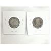 Image 2 : two silver 25 cents 1919, 35