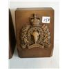 Image 2 : set of vintage RCMP bookends