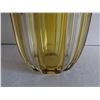 Image 3 : Walther Kristall yellow glass basket w/ handle 8.5"H