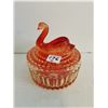 Image 1 : vintage Jeanette swan glass lid candy dish