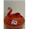Image 3 : vintage Jeanette swan glass lid candy dish