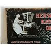 Image 3 : Hershey's kisses chocolate sign 16x12.5"