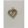 Image 2 : 10k gold pendant "I love you" - 1.3g