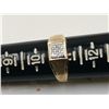 Image 4 : 10k men's gold ring w/ 9 diamonds - 3g