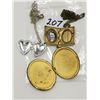 Image 5 : lot of 3 lockets, 2 antique