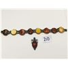 Image 1 : amber bracelet and pendant, bracelet is older