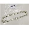 Image 1 : two sided sterling men's bracelet
