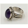 Image 3 : sterling silver ring w/ large amethyst