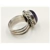 Image 4 : sterling silver ring w/ large amethyst