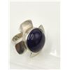 Image 2 : sterling silver ring w/ large amethyst