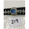 Image 2 : older sterling silver ring w/ blue stone
