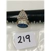 Image 4 : older sterling silver ring w/ blue stone