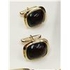 Image 3 : nice cufflink lot, black diamond, tiger eye