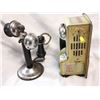 Image 5 : two antique child toy telephones, coin bank
