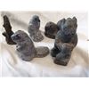 Image 3 : eight wolves original soapstone figurines